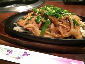 豚カルビ生姜焼き